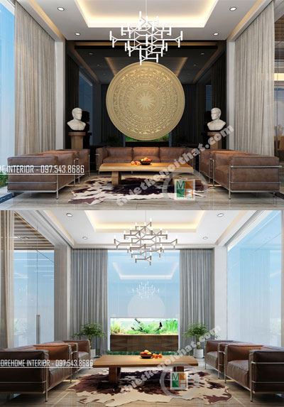 Thiết kế văn phòng giám đốc hiện đại mẫu 04
