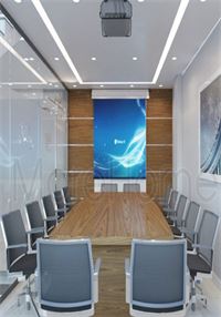 Thiết kế phòng họp cho công ty máy tính