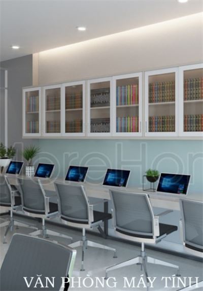 Thiết kế nội thất văn phòng tại công ty Máy Tính Hà Đô Centrosa, Quận 10